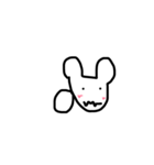 手書きの変キャラ（個別スタンプ：10）