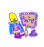 カラフルガールのニコニコ日常会話（個別スタンプ：32）