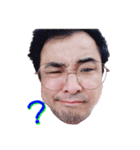 変な顔と鳥（個別スタンプ：6）