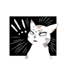 水玉ミケねこ（個別スタンプ：9）