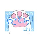 水玉ミケねこ（個別スタンプ：19）