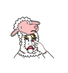 動画：羊の被り物をかぶったハニー（個別スタンプ：15）