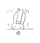 やる気の無いうさぎ（個別スタンプ：24）