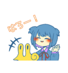 めめちゃんとれれさん（個別スタンプ：1）