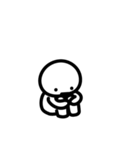 退屈している人の行為（個別スタンプ：2）