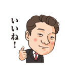 似顔絵スタンプ01_高島様（個別スタンプ：5）
