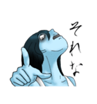 恐怖の霊香さん（個別スタンプ：34）