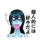 恐怖の霊香さん（個別スタンプ：35）