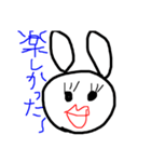 うさぎのあいさつ文（個別スタンプ：4）