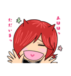 小悪魔くん。（個別スタンプ：7）