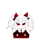 赤と黒の女の子（個別スタンプ：2）
