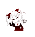 赤と黒の女の子（個別スタンプ：5）