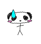 Stick figure panda 1（個別スタンプ：3）