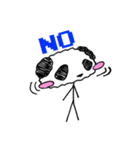 Stick figure panda 1（個別スタンプ：8）