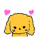 そぼくなわんこ トイプードルのぷぷちゃん（個別スタンプ：2）
