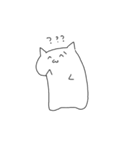 こまるねこ（個別スタンプ：3）