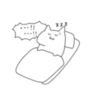 こまるねこ（個別スタンプ：4）