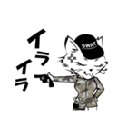 ミリタリー CATSOBAT-キャットソバット-（個別スタンプ：15）