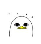 白いトリ。（個別スタンプ：11）