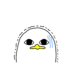 白いトリ。（個別スタンプ：19）
