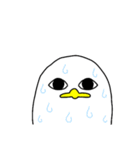白いトリ。（個別スタンプ：22）