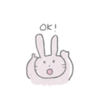 うさぎとなかまたち（個別スタンプ：6）