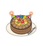 8月15日～8月31日のお誕生日ケーキ（個別スタンプ：4）
