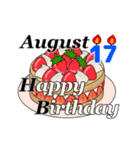 8月15日～8月31日のお誕生日ケーキ（個別スタンプ：10）