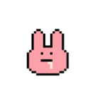 ドット絵うさぎちゃん（個別スタンプ：3）