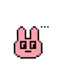 ドット絵うさぎちゃん（個別スタンプ：10）
