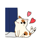 三毛猫さんの日常（個別スタンプ：21）