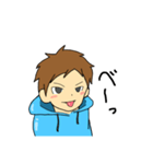 パーカー少年（個別スタンプ：2）