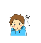 パーカー少年（個別スタンプ：6）