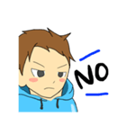 パーカー少年（個別スタンプ：8）