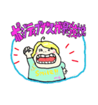 マジェンタとロデオ（個別スタンプ：3）