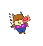 マジェンタとロデオ（個別スタンプ：11）