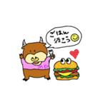 マジェンタとロデオ（個別スタンプ：25）