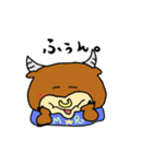マジェンタとロデオ（個別スタンプ：35）