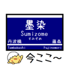 私鉄 宇治線 本線 気軽に今この駅だよ！（個別スタンプ：10）