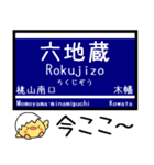 私鉄 宇治線 本線 気軽に今この駅だよ！（個別スタンプ：24）