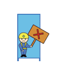 工事標識（個別スタンプ：26）