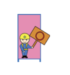 工事標識（個別スタンプ：27）