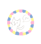 ぬけてるネコ（個別スタンプ：1）