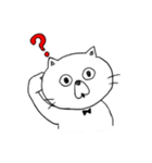 ねこ氏の日常②。（個別スタンプ：3）