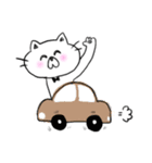 ねこ氏の日常②。（個別スタンプ：5）