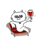 ねこ氏の日常②。（個別スタンプ：18）
