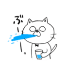 ねこ氏の日常②。（個別スタンプ：21）