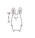 ゆるーーいうさぎ（個別スタンプ：18）