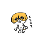 犬のハチワレ 2（個別スタンプ：9）