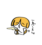 犬のハチワレ 2（個別スタンプ：13）